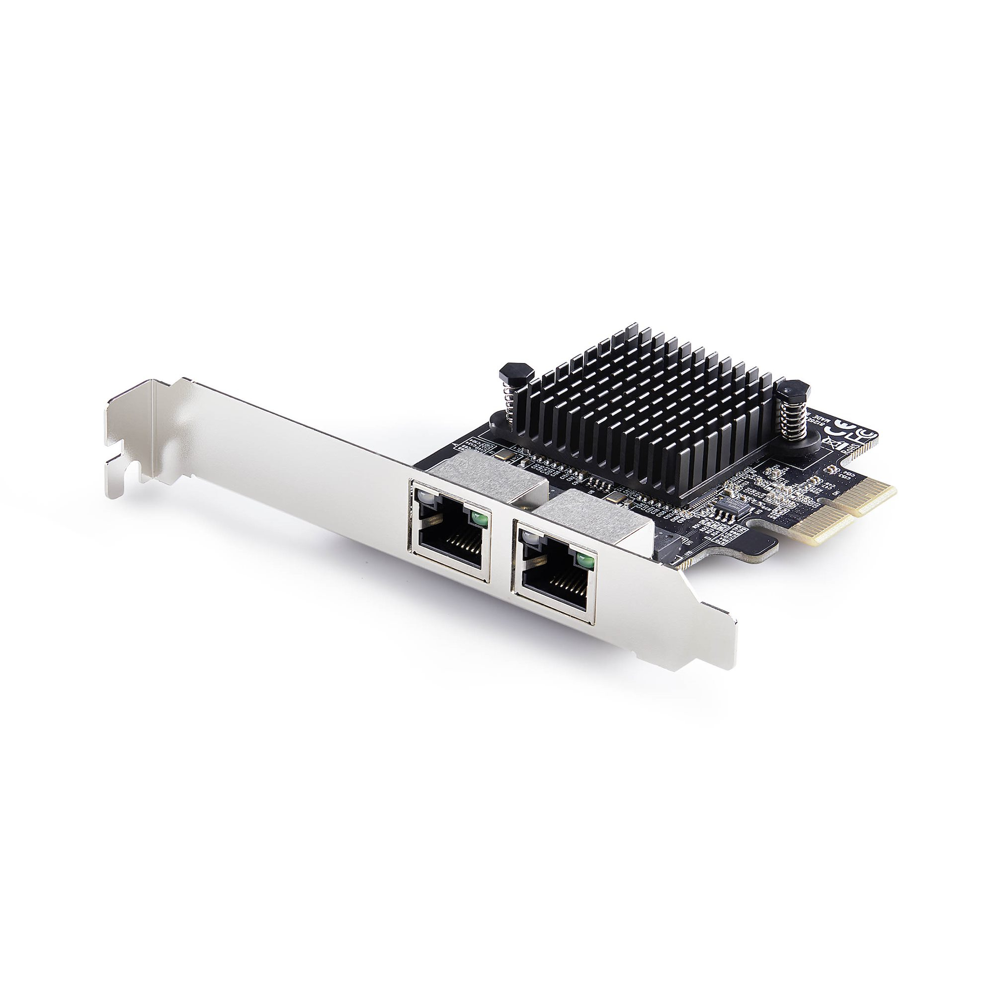 StarTech.com 2-Port 5G Gigabit PCIe Ethernet Adapter Kaart, 5G/2.5G/1G/100M/10M PCI Express Netwerkkaart, Realtek RTL8126, Windows en Linux, TAA Compliant - Afbeelding 2