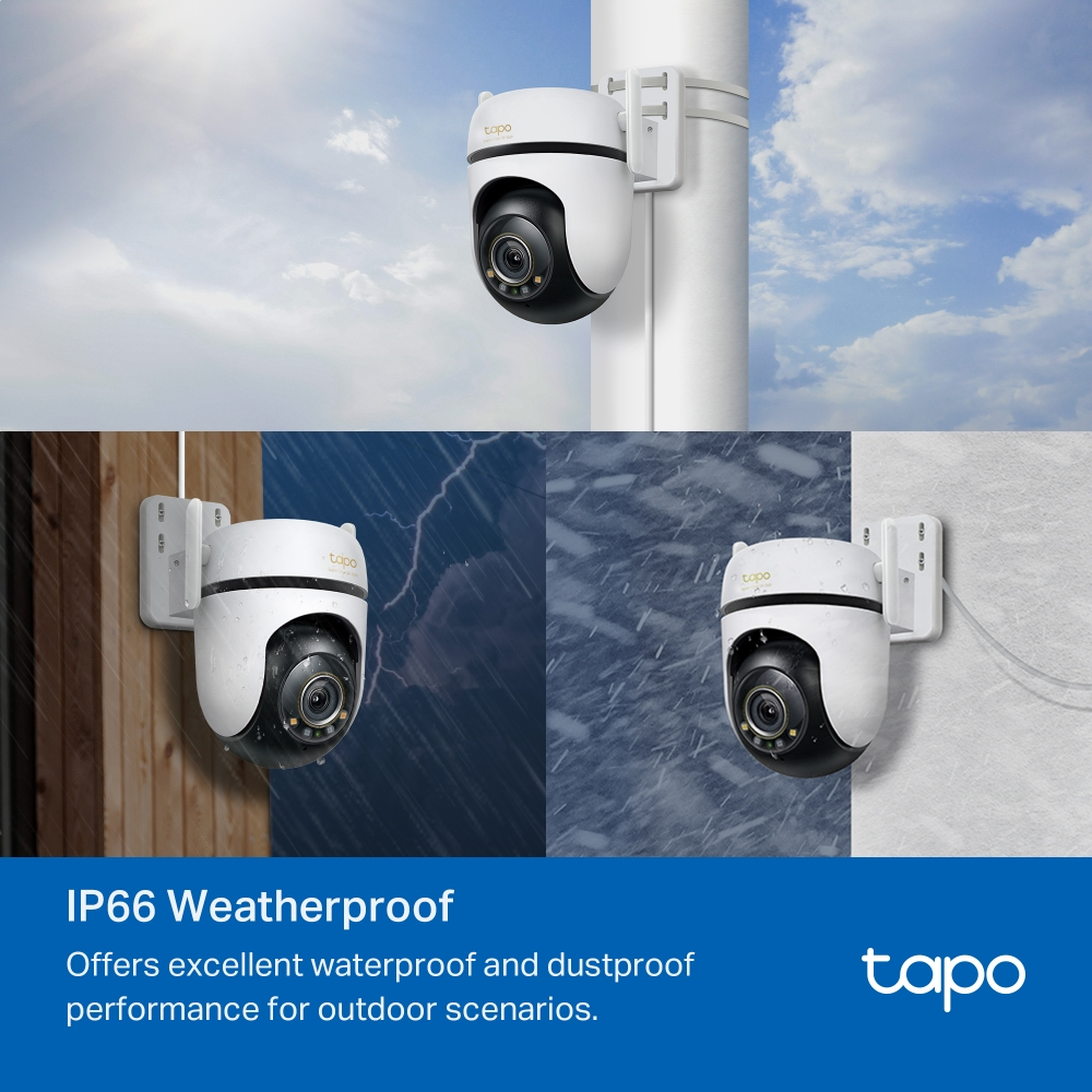 TP-Link TAPO C530WS bewakingscamera Torentje IP-beveiligingscamera Buiten 2880 x 1620 Pixels Muur - Afbeelding 14