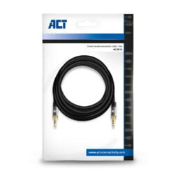 ACT 15 meter High Quality audio aansluitkabel 3,5 mm stereo jack male - male - Afbeelding 3