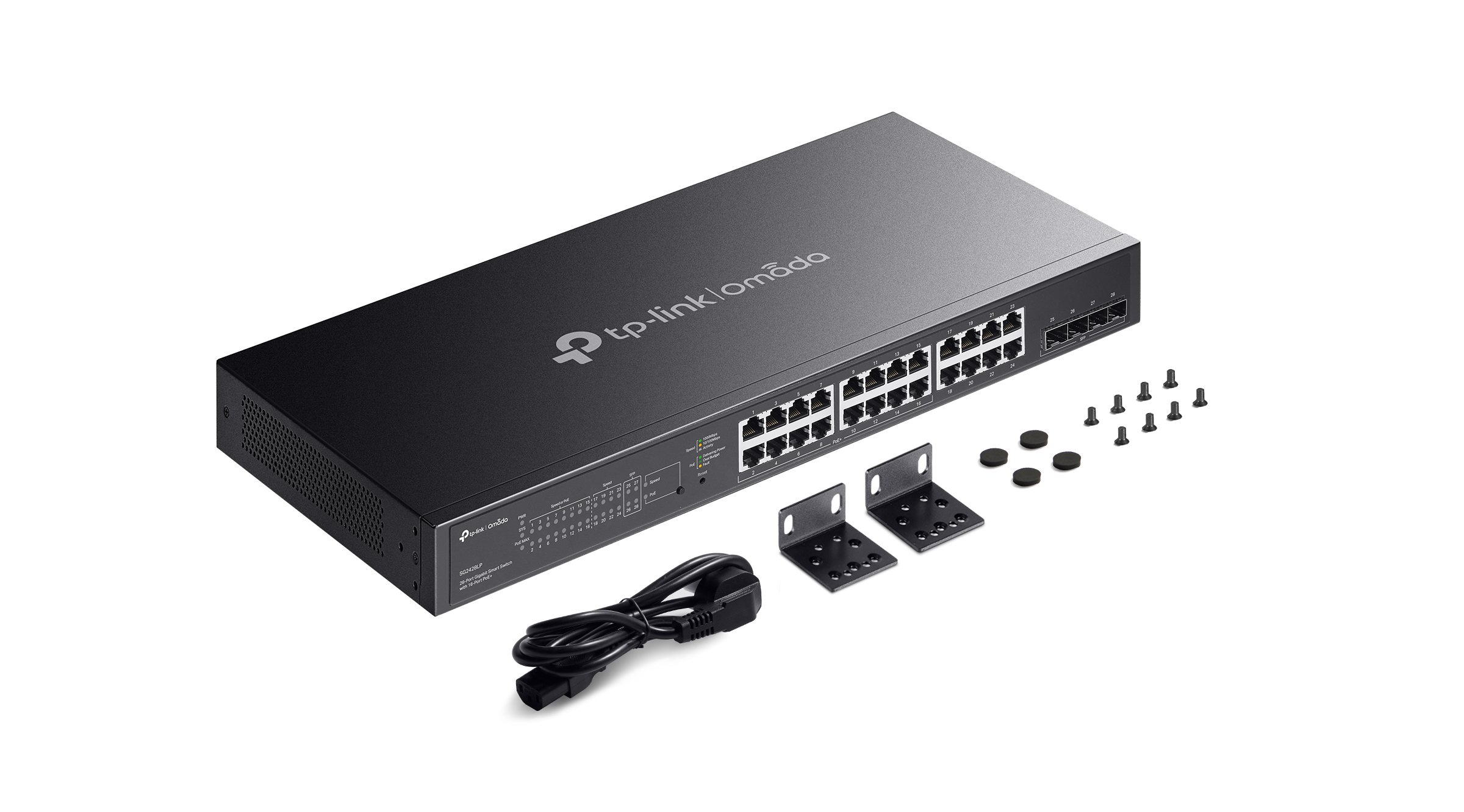 TP-Link Omada SG2428LP netwerk-switch Managed L2/L2+ Gigabit Ethernet (10/100/1000) Power over Ethernet (PoE) Grijs - Afbeelding 7
