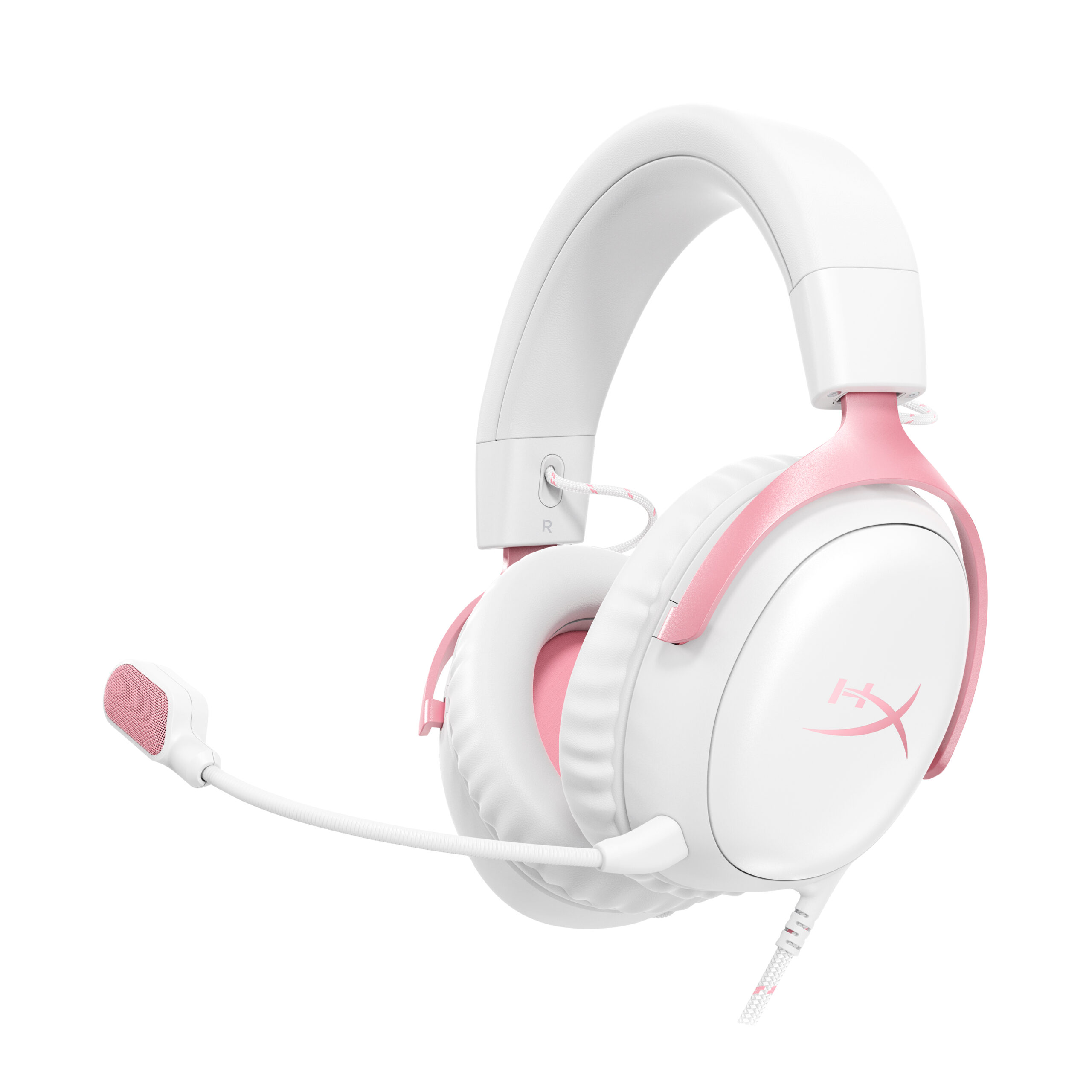 HyperX Cloud III - Gaming Headset (wit/roze) - Afbeelding 2