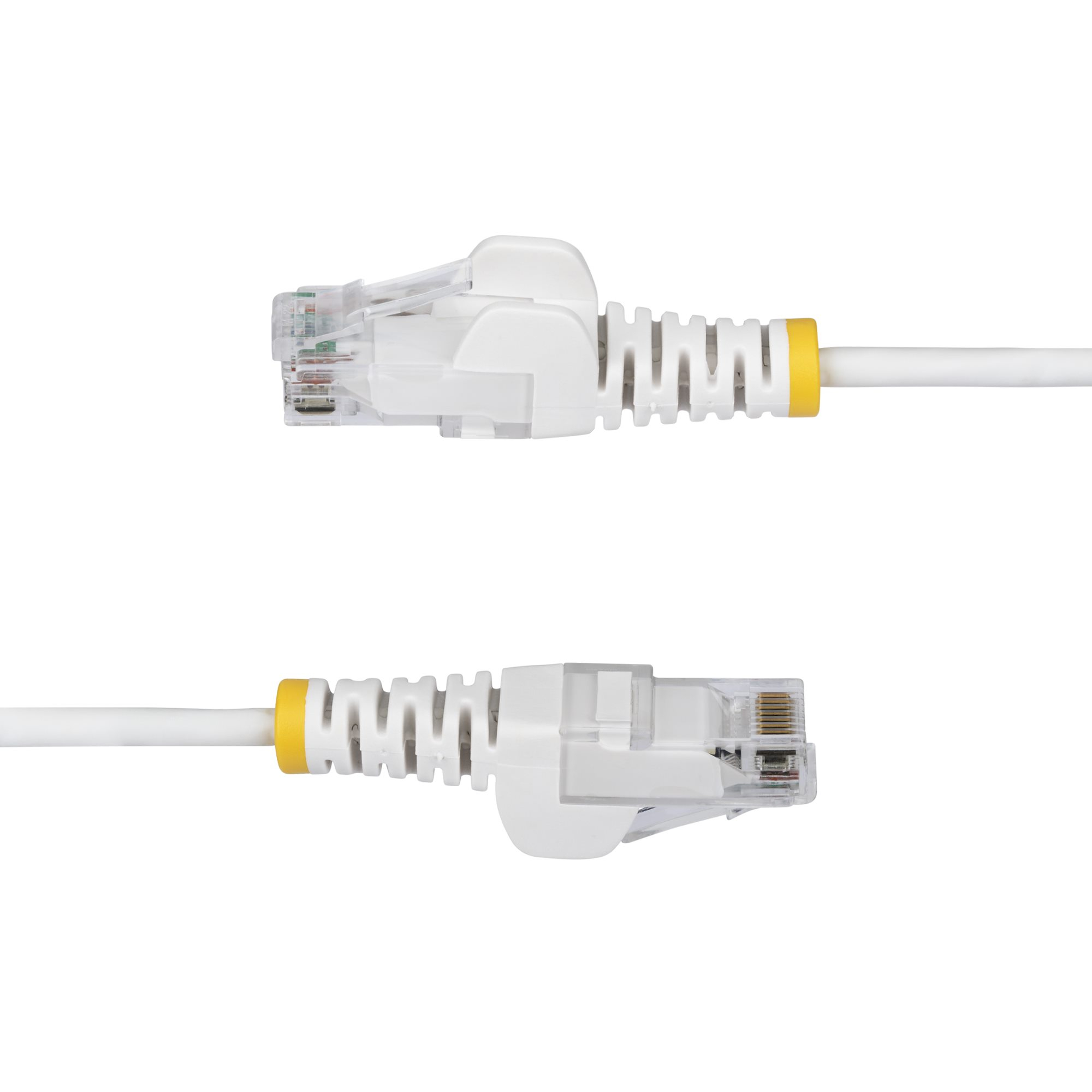 StarTech.com 2,5m Dunne CAT6 Ethernet Kabel, Wit, Snagless, 100W PoE, UTP, LSZH, 28AWG Pure Koperdraad, Slim RJ45 Netwerk Patchkabel met Trekontlasting, Fluke Getest - Afbeelding 4