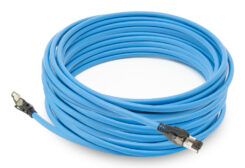 ACT Blauw 25 meter S/FTP CAT6A B2ca PoE++ 100W solid prefab installatiekabel, RJ45 male – male - Afbeelding 3