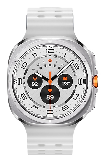 Samsung Galaxy Watch Ultra 3,81 cm (1.5") AMOLED 47 mm Digitaal 480 x 480 Pixels Touchscreen 4G Titanium, Wit Wifi GPS - Afbeelding 3