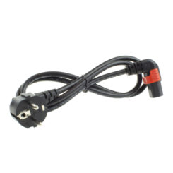 ACT Netsnoer CEE 7/7 male (haaks) - C13 IEC Lock (onder haaks) zwart 1 m, EL449S - Afbeelding 4