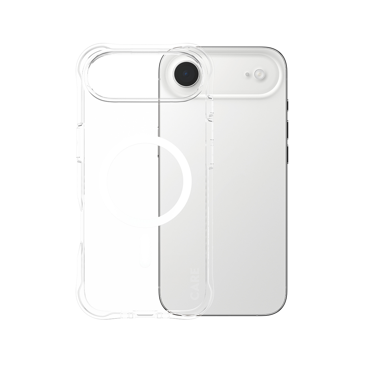 PanzerGlass CARE by ® Fashionable Case Samba Transparent w. MagSafe iPhone Air mobiele telefoon behuizingen Hoes Transparant