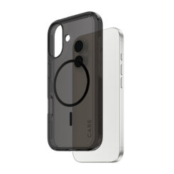 PanzerGlass CARE by ® Flagship Case Urban Explorer Smokey w. Black MagSafe iPhone 17 mobiele telefoon behuizingen Hoes Zwart