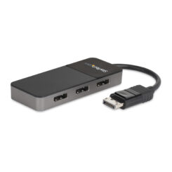 StarTech.com 3-Port DisplayPort 1.4 Splitter, DisplayPort naar 3x DP Multi-Monitor Adapter, Triple 4K Computer MST Hub, USB Bus-Powered - Enkel Windows - Afbeelding 2