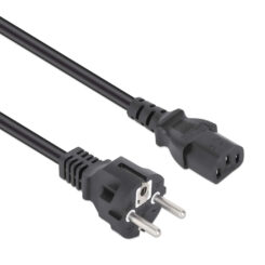 Manhattan 328616 electriciteitssnoer Zwart 3 m CEE7/7 C13 stekker - Afbeelding 3