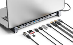 Manhattan USB-C dock/hub met kaartlezer en MST, poorten (7): Ethernet, HDMI (2× 4K@60Hz), USB-A (3×) en USB-C, met Power Delivery (PD) 100W - vereist een externe USB-C-lader (niet inbegrepen). USB-gevoed (geen externe voeding vereist) wanneer PD niet wordt gebruikt - Afbeelding 6