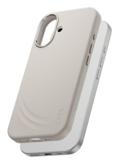 PanzerGlass CARE by ® FLOW Case Vanilla w. MagSafe iPhone 17 mobiele telefoon behuizingen 16 cm (6.3") Hoes Beige