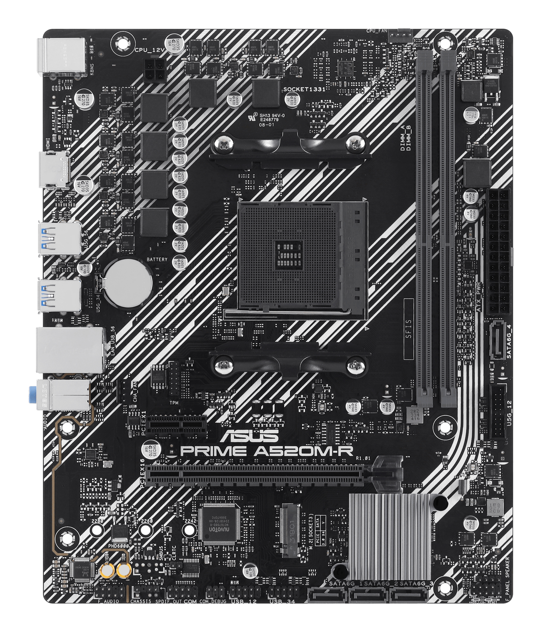 ASUS PRIME A520M-R AMD A520 Socket AM4 micro ATX - Afbeelding 3