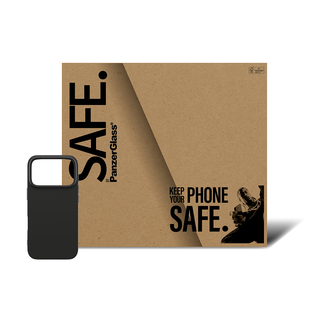 PanzerGlass SAFE. by ® TPU Case Black iPhone 17 Pro | Bulk mobiele telefoon behuizingen Hoes Zwart - Afbeelding 3