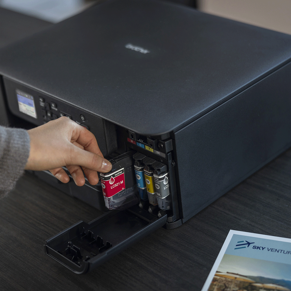 Brother DCP-J1310DW multifunctionele printer Inkjet A4 1200 x 6000 DPI 16 ppm Wifi - Afbeelding 7