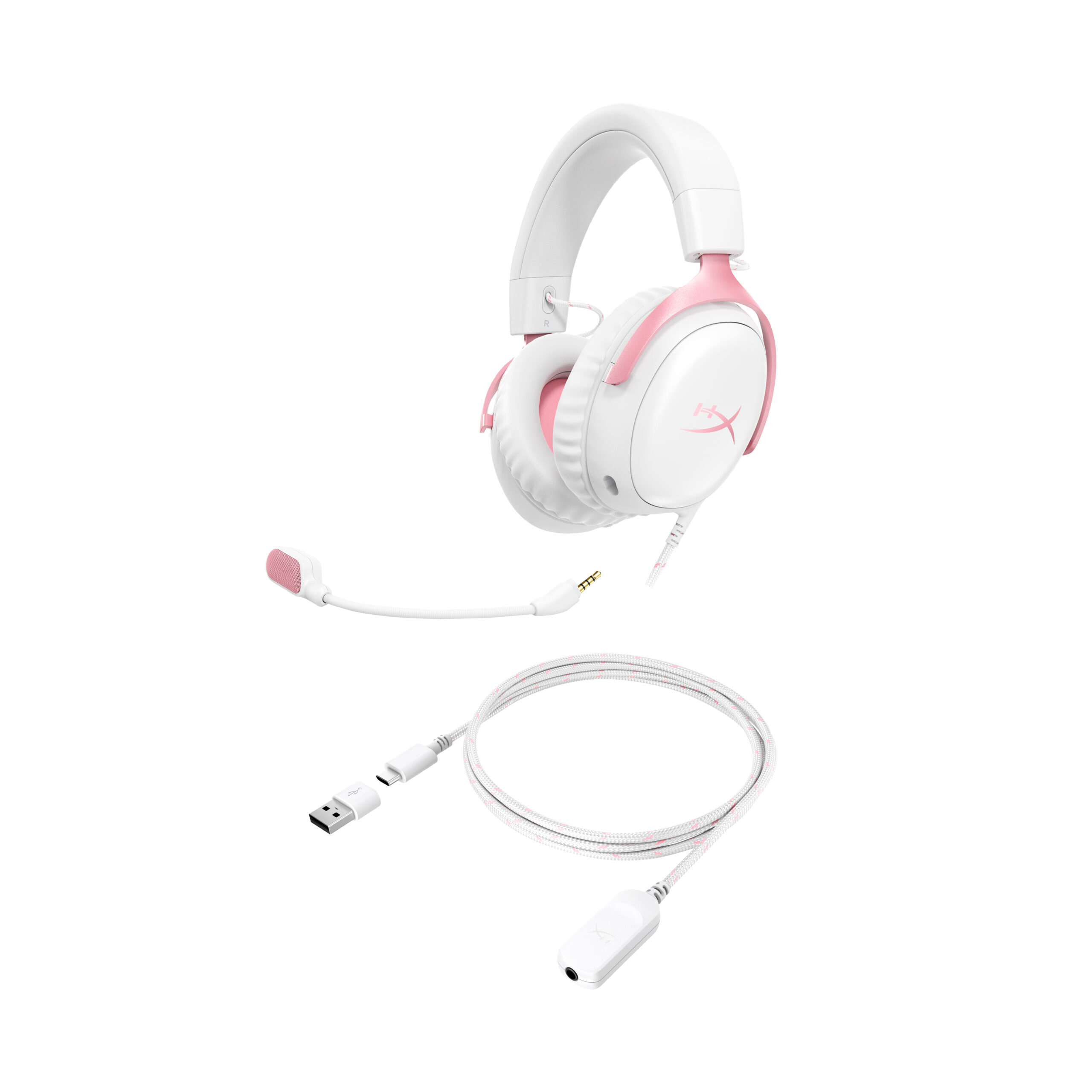 HyperX Cloud III - Gaming Headset (wit/roze) - Afbeelding 8