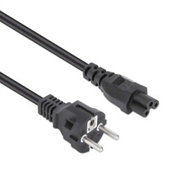 Manhattan 354172 electriciteitssnoer Zwart 1 m CEE7/7 IEC C5 - Afbeelding 3