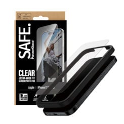 PanzerGlass SAFE. by ® Screen Protector iPhone 17 | iPhone 16 Pro | Ultra-Wide Fit w. EasyAligner Doorzichtige schermbeschermer Apple 1 stuk(s) - Afbeelding 6