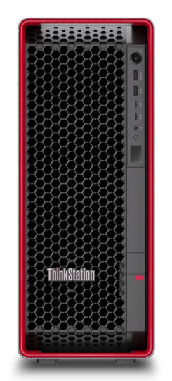 Lenovo ThinkStation P8 AMD Ryzen Threadripper PRO 9955WX 64 GB DDR5-SDRAM 2,51 TB SSD Windows 11 Pro Tower Workstation Zwart, Rood