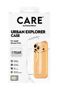 PanzerGlass CARE™ by ® Urban Explorer Case Transparent w. White MagSafe iPhone 17 Pro mobiele telefoon behuizingen Hoes Transparant - Afbeelding 4