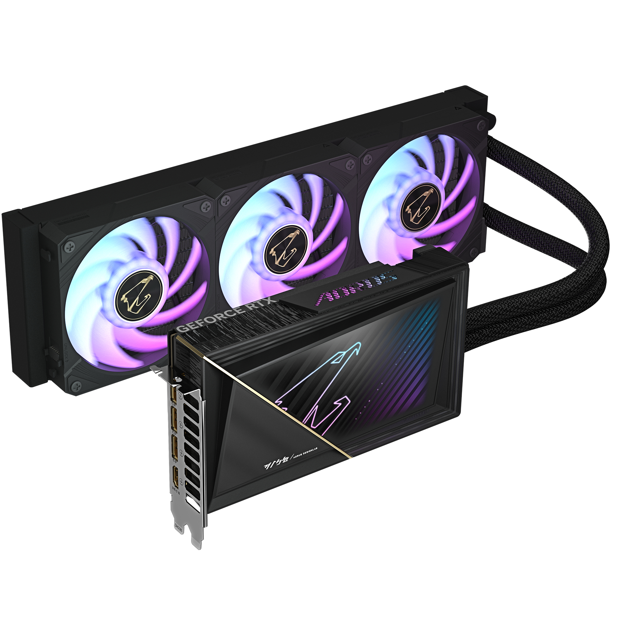 GIGABYTE AORUS GeForce RTX 5080 XTREME WATERFORCE 16G NVIDIA 16 GB GDDR7 - Afbeelding 3