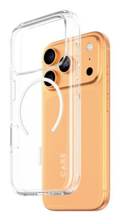 PanzerGlass CARE by ® Flagship Case Transparent Urban Explorer w. White MagSafe iPhone 17 Pro mobiele telefoon behuizingen Hoes Transparant