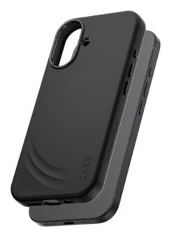 PanzerGlass CARE by ® Feature FLOW Case Black w. MagSafe iPhone 17 mobiele telefoon behuizingen Hoes Zwart