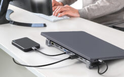 Manhattan USB-C dock/hub met kaartlezer en MST, poorten (7): Ethernet, HDMI (2× 4K@60Hz), USB-A (3×) en USB-C, met Power Delivery (PD) 100W - vereist een externe USB-C-lader (niet inbegrepen). USB-gevoed (geen externe voeding vereist) wanneer PD niet wordt gebruikt - Afbeelding 8