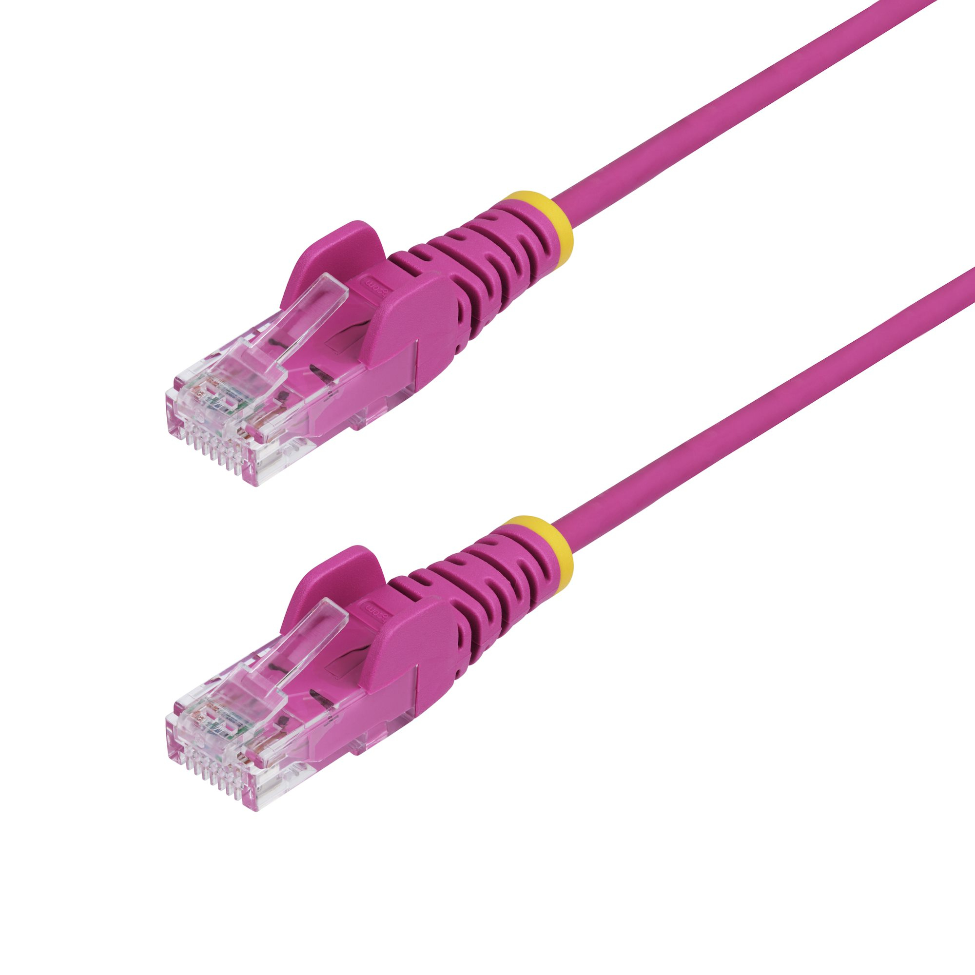 StarTech.com 7m Dunne CAT6 Ethernet Kabel, Roze, Snagless, 100W PoE, UTP, LSZH, 28AWG Pure Koperdraad, Slim RJ45 Netwerk Patchkabel met Trekontlasting, Fluke Getest