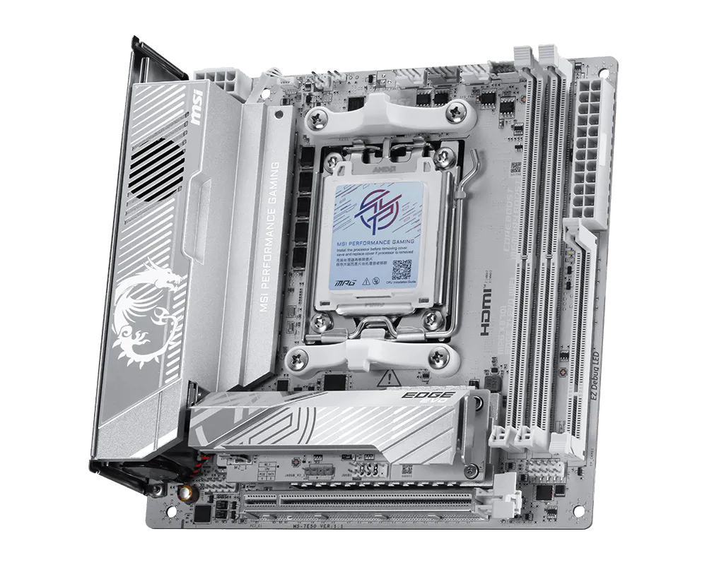 MSI MPG X870I EDGE TI EVO WIFI moederbord AMD X870 Socket AM5 mini ITX - Afbeelding 4