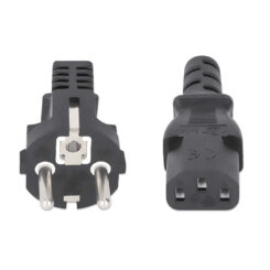 Manhattan 328616 electriciteitssnoer Zwart 3 m CEE7/7 C13 stekker - Afbeelding 4
