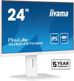 iiyama ProLite XUB2497HSN-W1 computer monitor 60,5 cm (23.8") 1920 x 1080 Pixels Full HD LED Wit