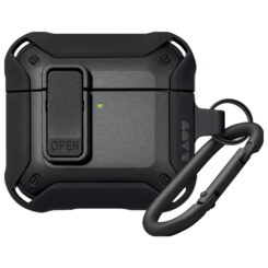 LAUT ZENTRY Black protective case for AirPods 4zh Gen.