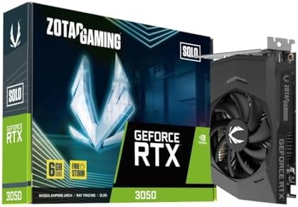 Zotac RTX 3050 SOLO 6GB GDDR6 HDMI 3xDP