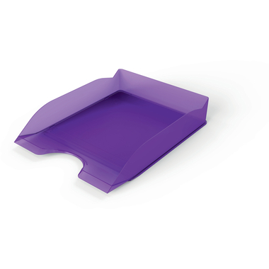 DURABLE brievenbak Basic A4-C4 stapelbaar lila transparant