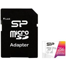 Silicon Power MicroSD Card 256GB UHS-1 Elite/CL.10 inkl.Adap
