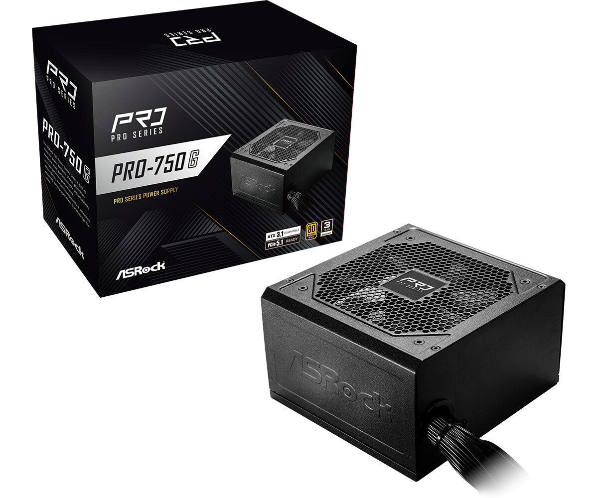 ASRock Pro Series PRO-750G 750W ATX 80+ Gold black