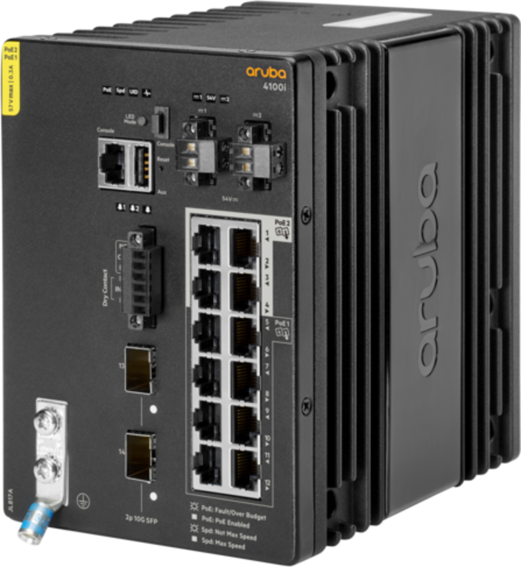 HPE Aruba 4100i 12G CL4/6 POE 2SFP+DIN