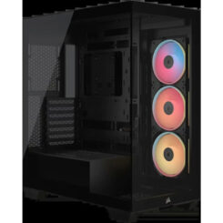 CORSAIR Geh Midi 3500X LXR LINK (Tempered Glass) Black