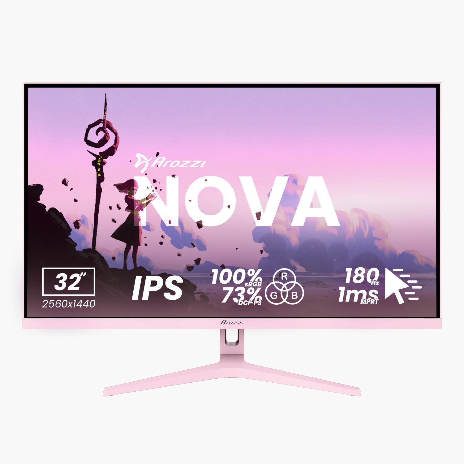 Arozzi TFT Nova 32 IPS 180Hz pink