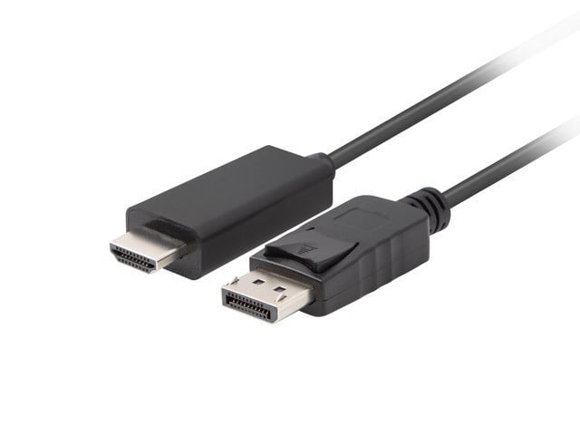 LANBERG Displayport (M)V1.1->HDMI(M) Kabel 1,0m schwarz