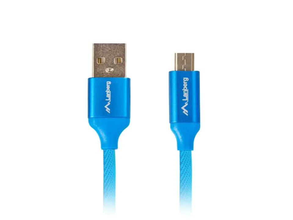 LANBERG USB Micro(M)->USB-A(M) 2.0 Kabel 1,0m PREMIUM QC 3.0