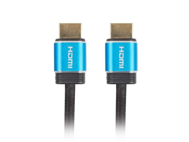 LANBERG HDMI M/M V2.0 Kabel 1,0m 4K 60Hz CU PREMIUM schwarz