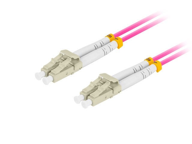 LANBERG Fiber Patchk. MM LC/UPC-LC/UPC DUPLEX 1m OM4 50/125