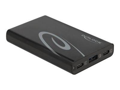 DELOCK USB Lader 2xUSB Type-C PD 3.0 + 1 x USB Type-A 60W