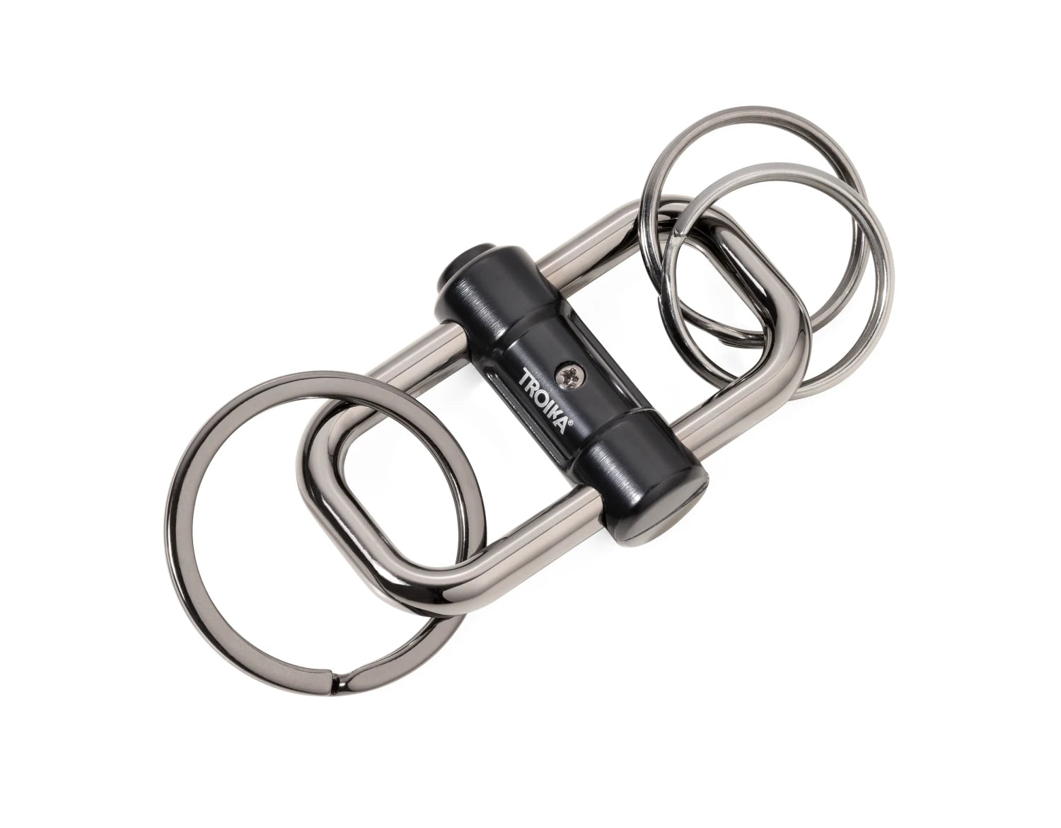 TROIKA Schlüsselanhänger 2-WAY KEY schwarz