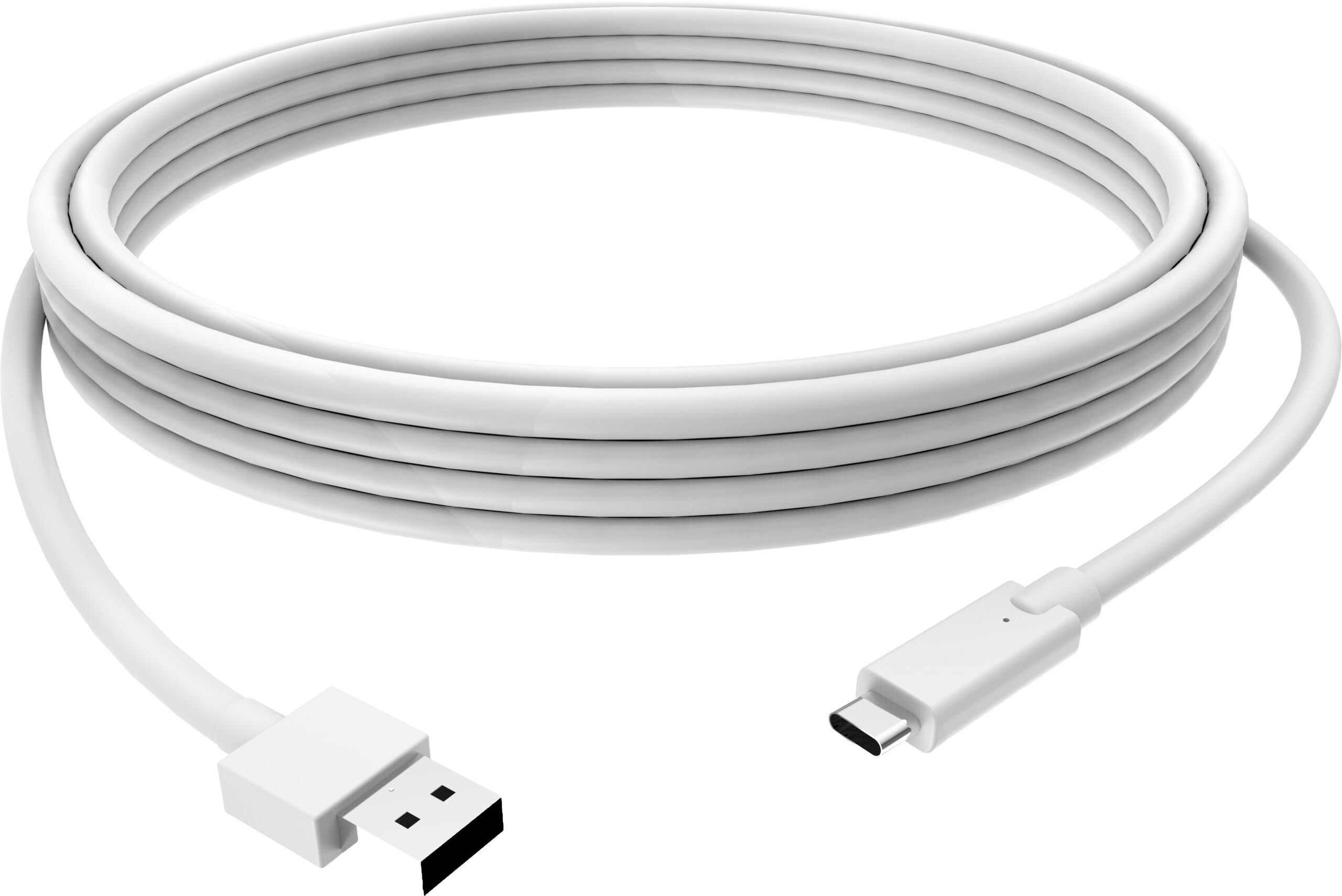 VISION 1m White USB-C to USB-3.0A Cable