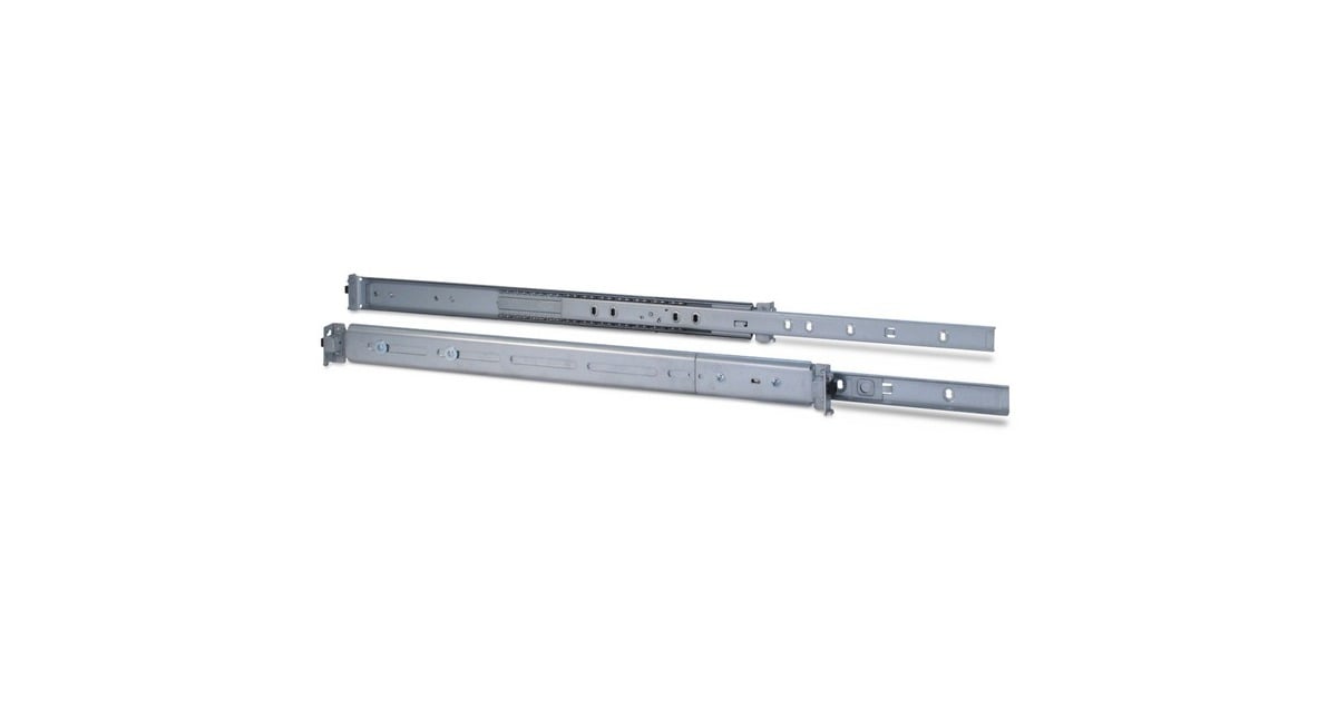 Inter-Tech 18 Teleskopschienensatz 1U 455 mm Silber