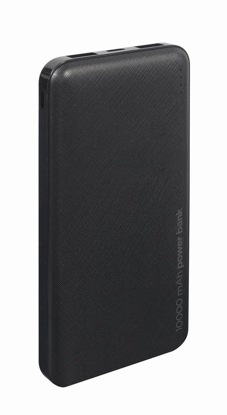 gembird Powerbank 10.000 mAh 2xUSBC & 2x USBA zwart