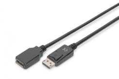 DIGITUS DisplayPort Verlängerungskabel DP 2m 8K zwart