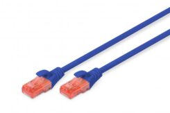 DIGITUS CAT 6 U/UTP Patchkabel - LSZH, 10m, blauw